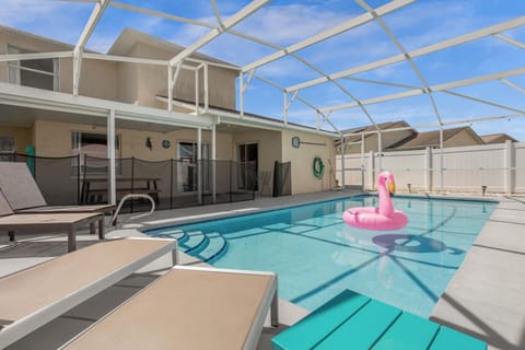 Amazing Blue Private Pool 4BR House Near Disney House in Kissimmee