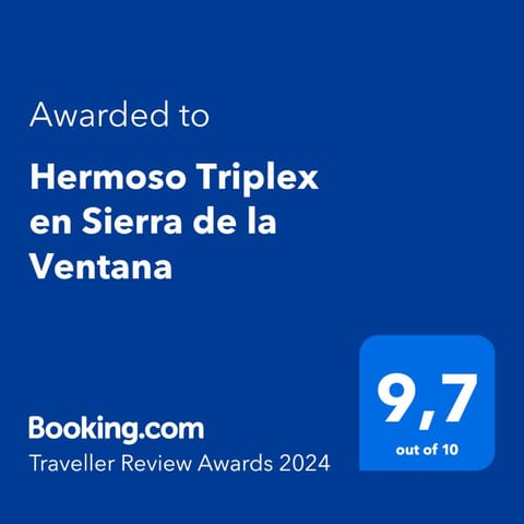 Hermoso Triplex en Sierra de la Ventana Apartment in Sierra de La Ventana