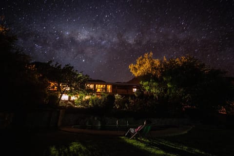 Night, Garden view, Pool view