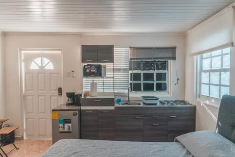 Bed, Kitchen or kitchenette, Photo of the whole room, Bedroom