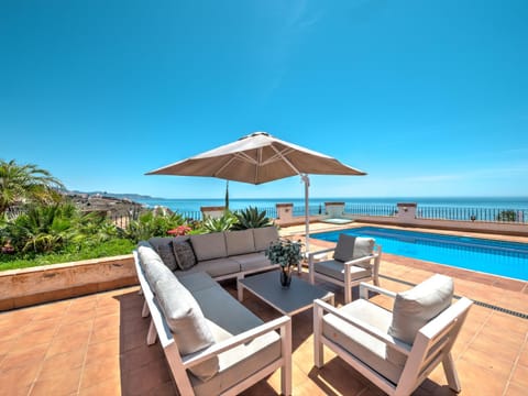 Patio, View (from property/room), Seating area, Pool view, sunbed