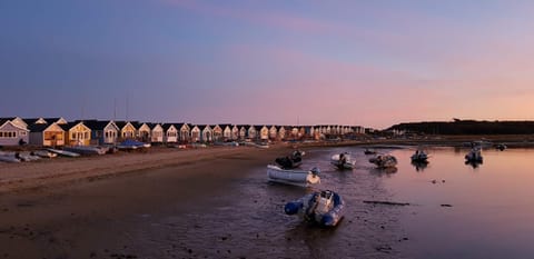 Natural landscape, Beach, River view, Sea view, Sunset