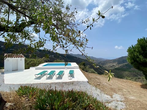 Natural landscape, Mountain view, Swimming pool