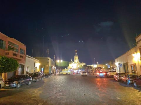 Night, City view, Street view