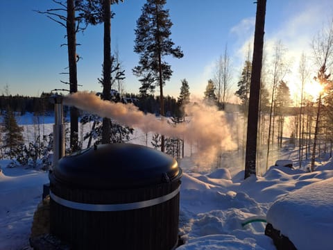 Day, Natural landscape, Winter, Open Air Bath