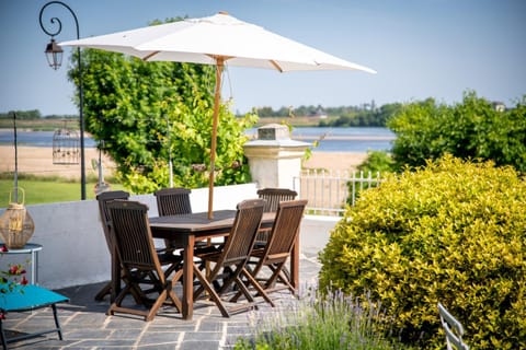 Patio, Garden, River view