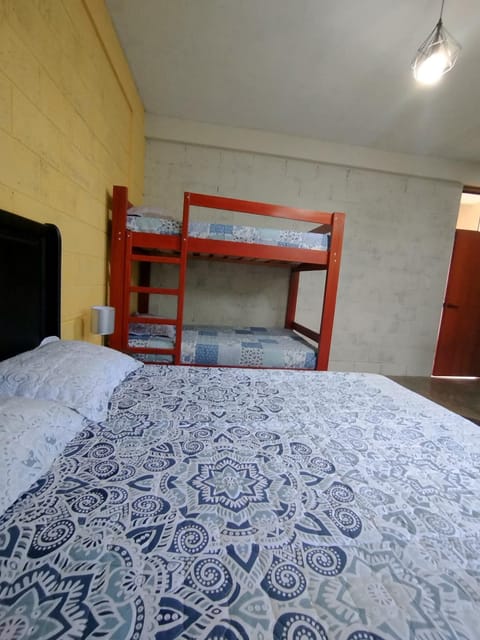 Bed, Photo of the whole room, Bedroom, bunk bed