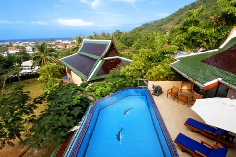 Villa Malee , Sea View Infinity Pool, Staff, Chef Villa in Chalong