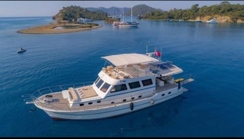 Göcek Bays and Islands Docked boat in Göcek