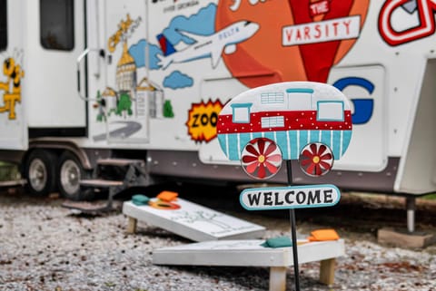 Tow-tally peachy Atlanta themed Tiny House House in Tucker