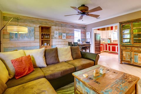 Fire Pit and Grill at Pet-Friendly Port Isabel Home! House in Port Isabel