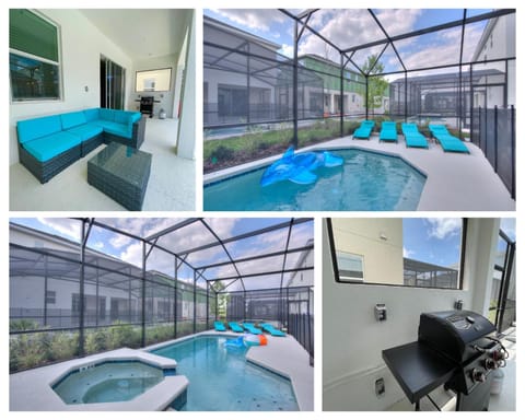 2 luxurious Villas Hosting up to 52 people-grills, pools, game rooms Villa in Kissimmee