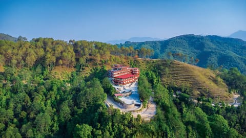 Property building, Natural landscape, Bird's eye view