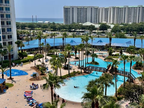 Natural landscape, View (from property/room), Beach, Pool view, Swimming pool