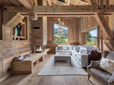 Chalet de luxe avec espace bien-être, 5 chambres ensuite, cinéma, proche Megève - FR-1-569-81 Chalet in Megève