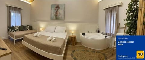Bed, Hot Tub, Photo of the whole room, Bedroom