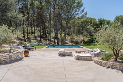 Natural landscape, Pool view, Swimming pool