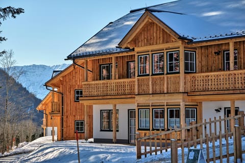 Property building, Winter, Mountain view