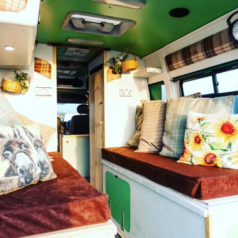 Annie The Ambulance (Drive away campervan) Luxury tent in Wales