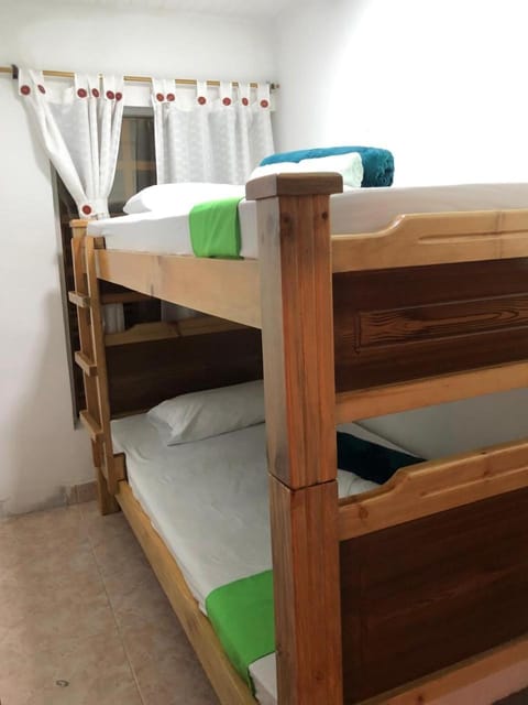 Photo of the whole room, bunk bed