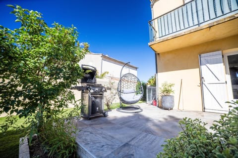 Property building, Patio, Day, Garden view