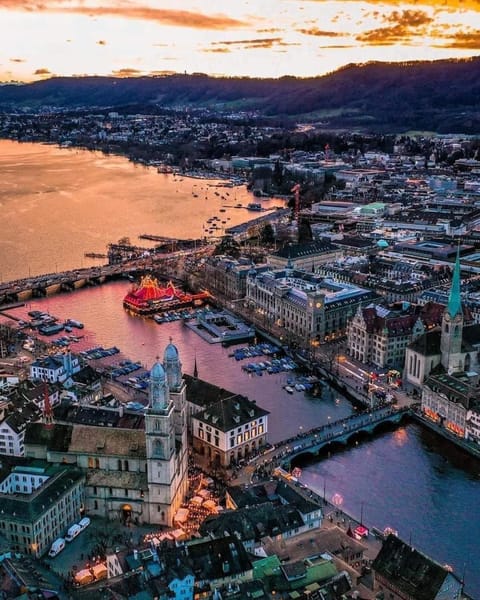 City view, Lake view