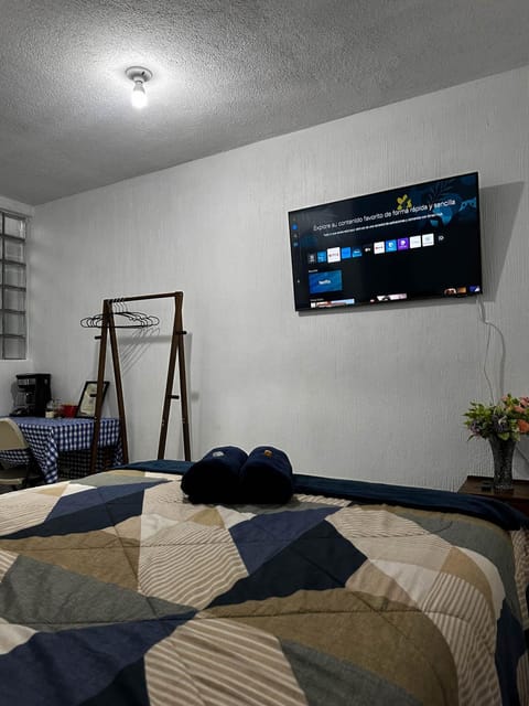 Bed, TV and multimedia, Photo of the whole room, Bedroom