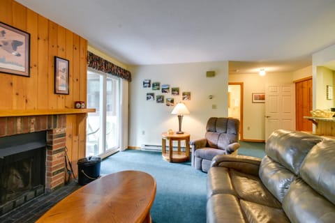 Well-Appointed Lincoln Abode Ski, Swim and Fish! Condo in Woodstock