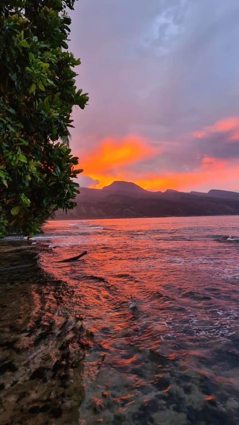 Natural landscape, Mountain view, Sunset