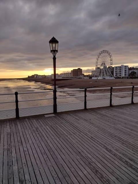 Nearby landmark, Beach, Sunset