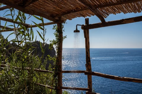 Shower, Natural landscape, Sea view