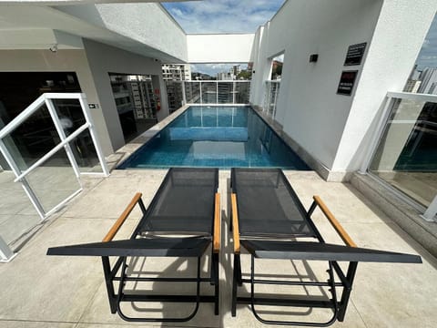 Studio Be Happy! piscina academia coz completa Condo in Juiz de Fora