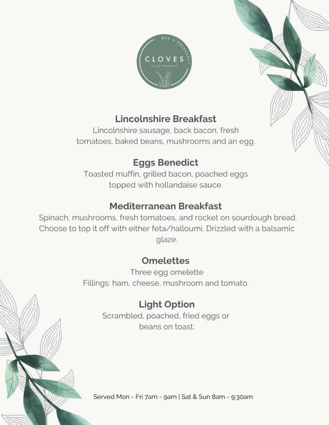 Cloves Boutique Bed & Breakfast Alojamiento y desayuno in Cleethorpes