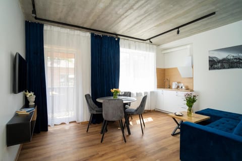 Kitchen or kitchenette, Living room, Dining area