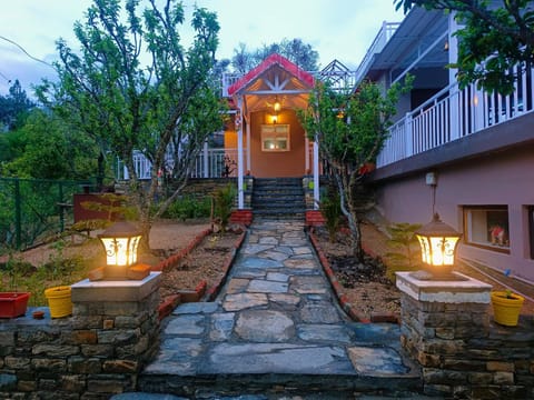 Property building, Patio, Garden, Garden view