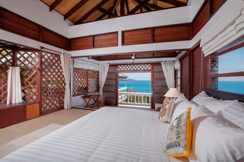 Patio, Bed, Decorative detail, Sea view