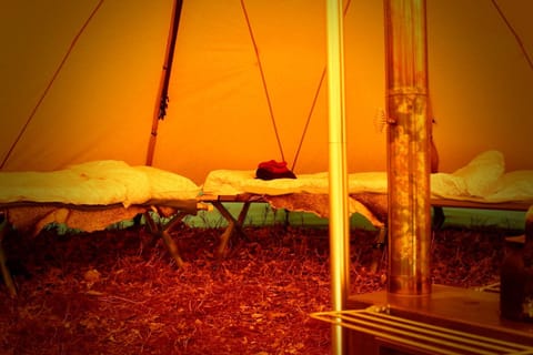 Wildlife camp In a Nordic tipi Luxury tent in Gothenburg