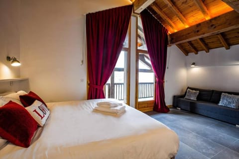 Toulouse - 3 bedroom apt close to the slopes with log fire Condo in Sainte-Foy-Tarentaise
