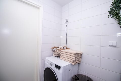 towels, washing machine, dryer