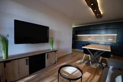 Communal lounge/ TV room, TV and multimedia, Kitchen or kitchenette, Living room, Seating area, Dining area