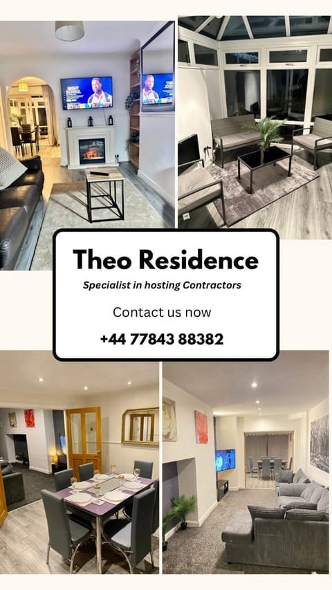 Cosy 3 Bedroom House In Birmingham! - Contractors, Business & Corporate Guests Welcome Condo in The Royal Town of Sutton Coldfield