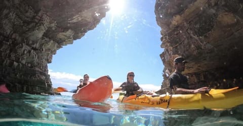 Day, People, Natural landscape, Canoeing, Sea view, group of guests