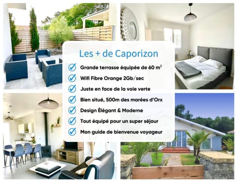 Caporizon-Villa Jan Lou-CLIM-TERRASSE House in Labenne