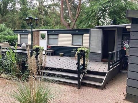 Sfeervol chalet in het bos Chalet in Biddinghuizen