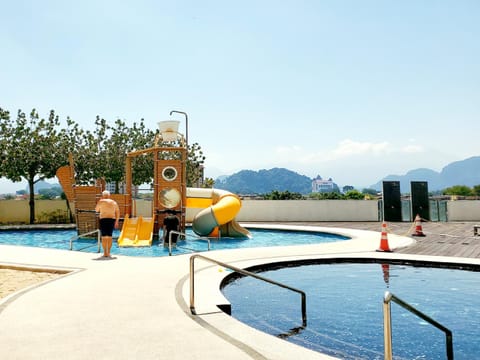 Children play ground, Pool view, Swimming pool