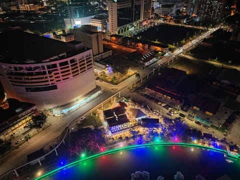 Night, City view, River view, Street view