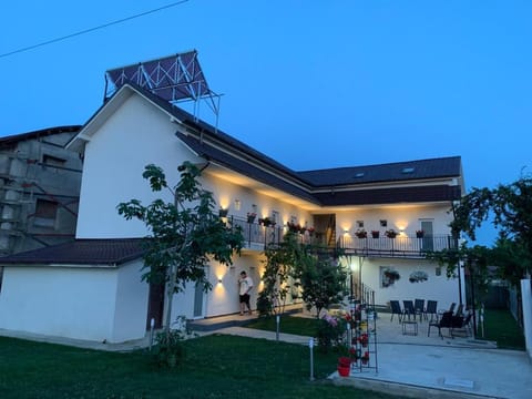 Property building, Patio, Night, Garden view