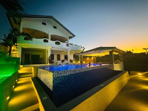 Property building, Night, Pool view, Sunset