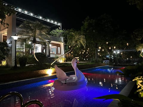 Night, Swimming pool