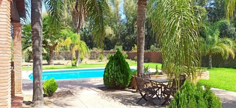 Patio, Day, Garden, Garden view, Pool view, Swimming pool, sunbed